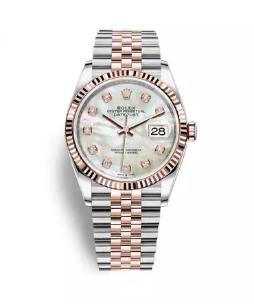 Rolex Datejust 126331-0014 - 41mm - MOP Dial with Diamonds, Jubilee Demi Everose Gold 18K