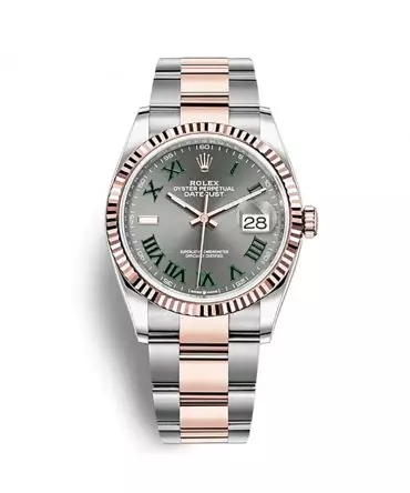 Rolex Datejust 126331-0015 - 41mm - Wimbledon Dial, Oyster Demi Everose Gold 18K