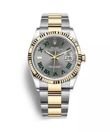 Rolex Datejust 126233-0036 - Wimbledon Dial - Oyster Yellow Gold