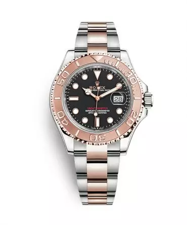 Rolex Yacht Master 126621-0002 - Black Dial - Oystersteel / Platinum / Demi Everose Gold 18k - 40mm