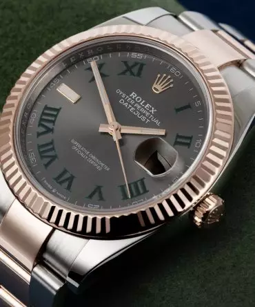Alternative view of Rolex Datejust 126331-0015 - 41mm - Wimbledon Dial, Oyster Demi Everose Gold 18K