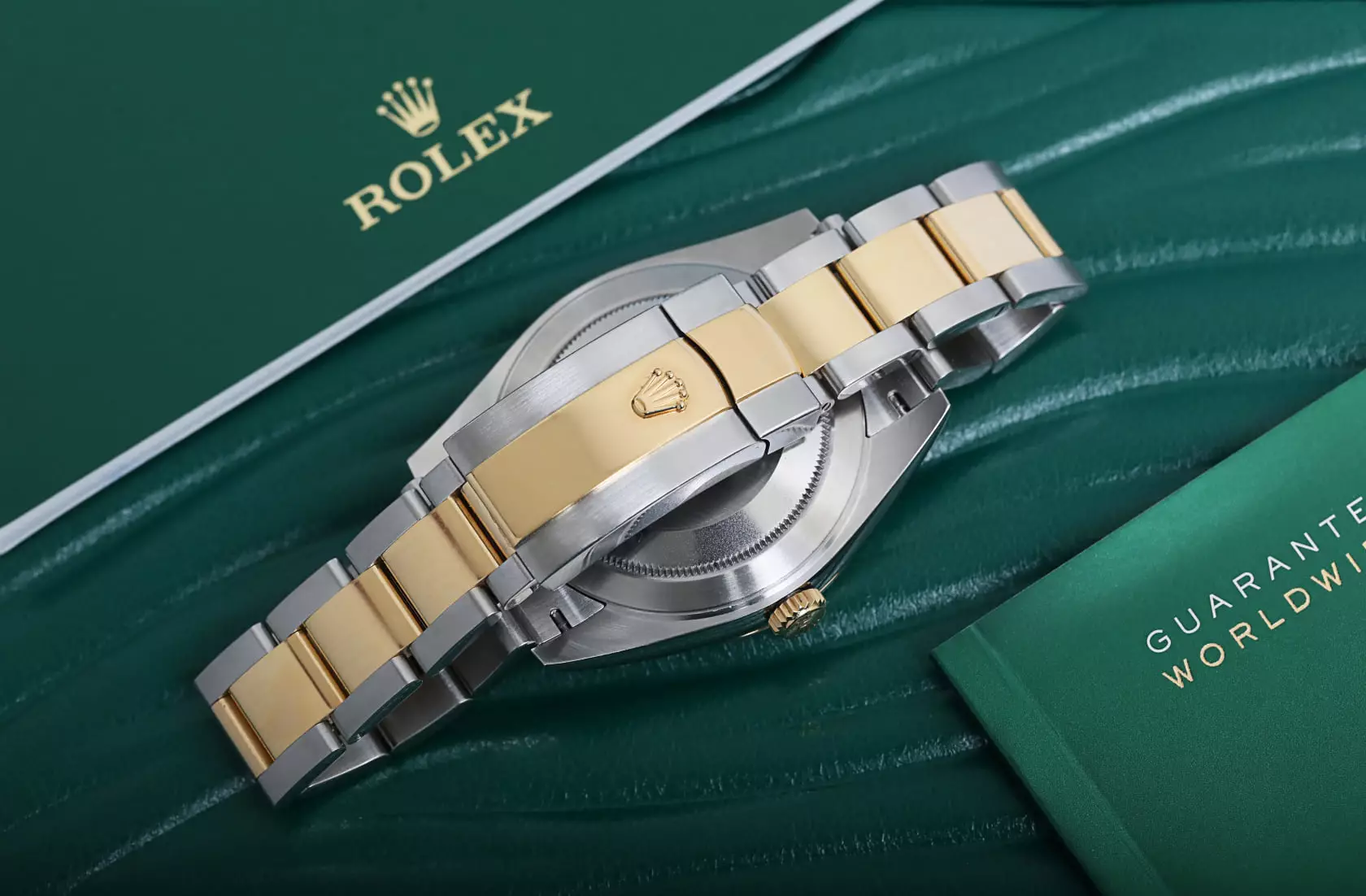 Rolex Datejust 126333-0011 - 41mm - Gold Dial With Diamonds , Oyster Demi Yellow Gold 18K - Ảnh 6