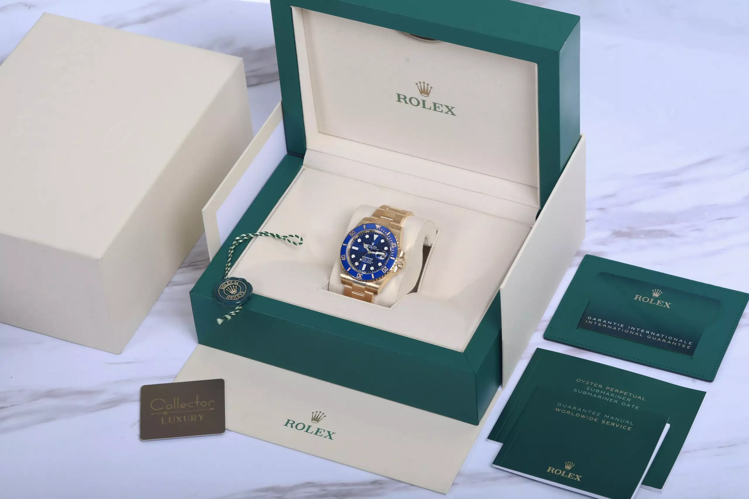 Rolex Submariner Date 126618LB, 41mm, Blue Dial, Oyster Full Yellow Gold 18K - Ảnh 3