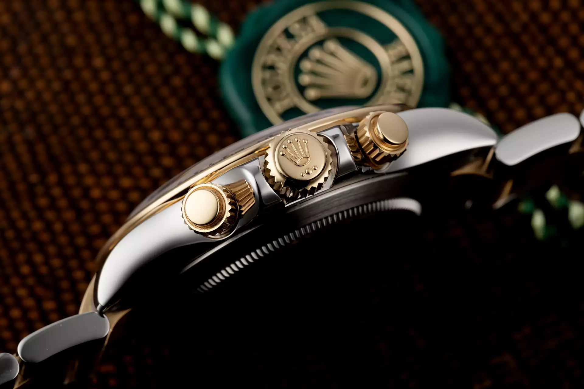 Rolex Cosmograph Daytona 116503-0008 - 40mm - Black Dial With Diamonds - Oyster Steel Yellow Gold 18K - Ảnh 4