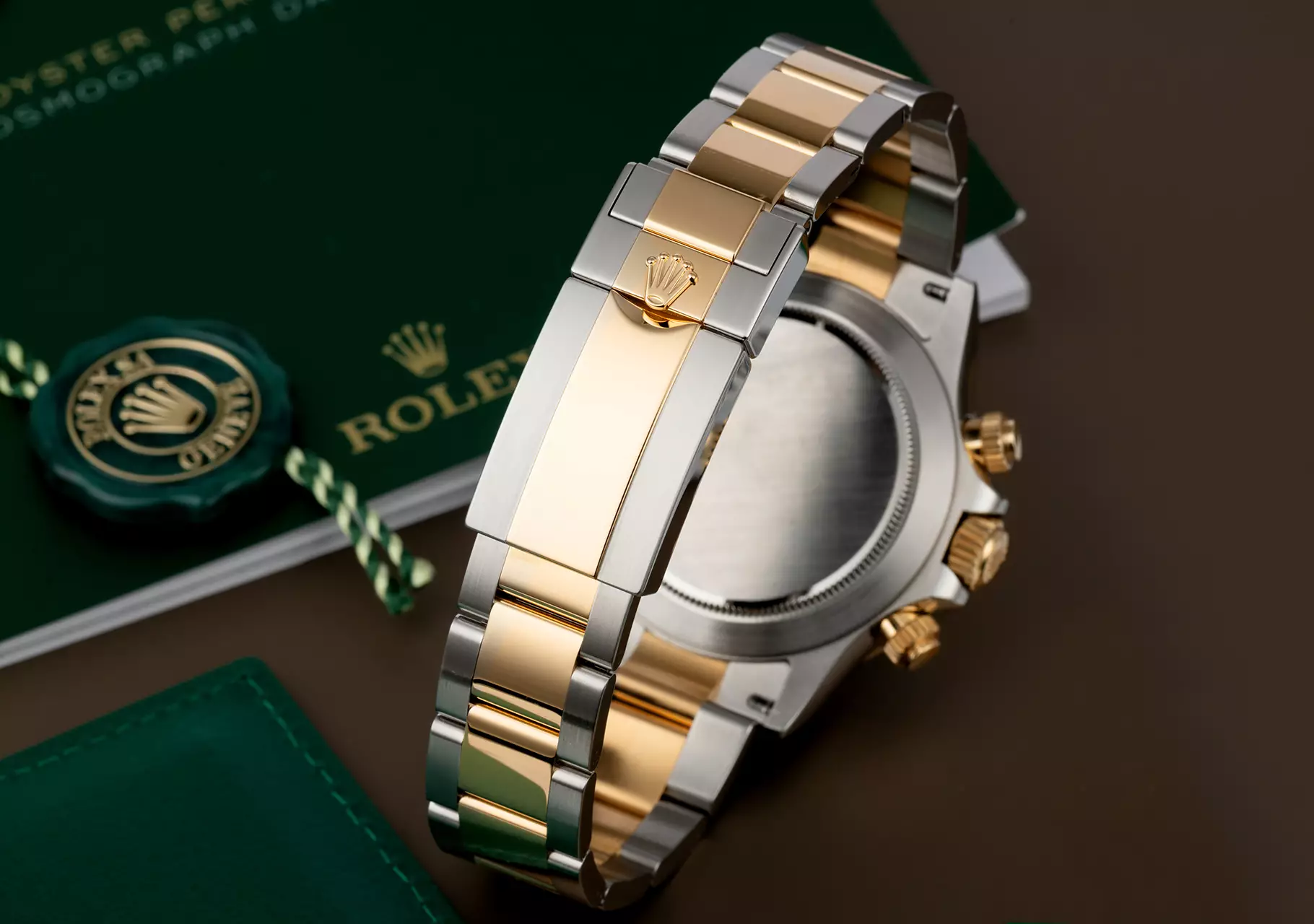 Rolex Cosmograph Daytona 116503-0008 - 40mm - Black Dial With Diamonds - Oyster Steel Yellow Gold 18K - Ảnh 5