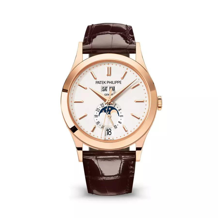 PATEK PHILIPPE COMPLICATIONS 5396R-013 Annual Calender, Moonphase - White Dial - 38.5mm - Rose Gold 18K