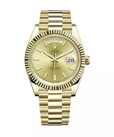 Rolex Day Date 228238-0003 - 40mm - Gold Dial - President Yellow Gold 18K