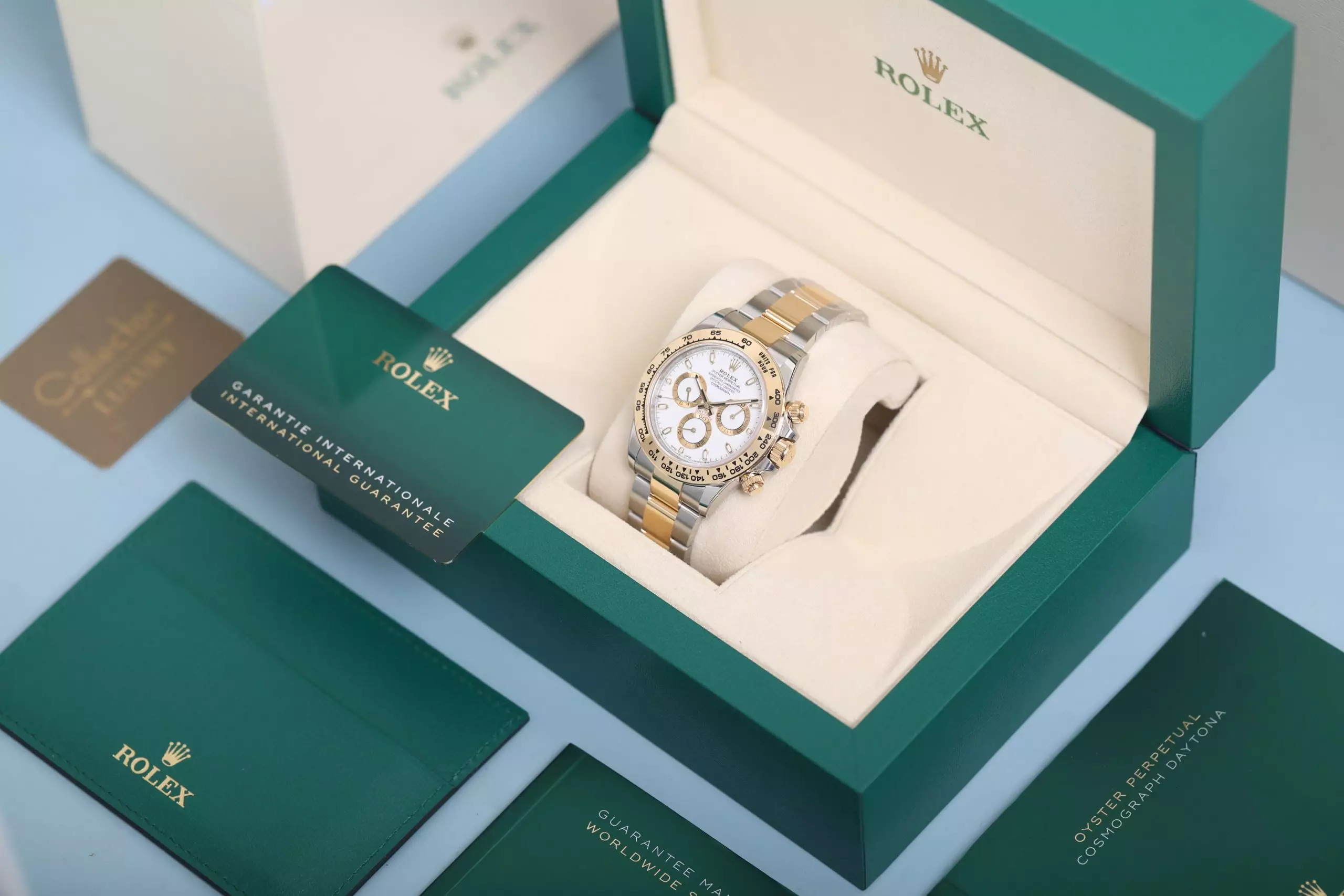 Rolex Cosmograph Daytona 116503-0001 - 40mm - White Dial - Oyster Steel Yellow Gold 18K - Ảnh 2