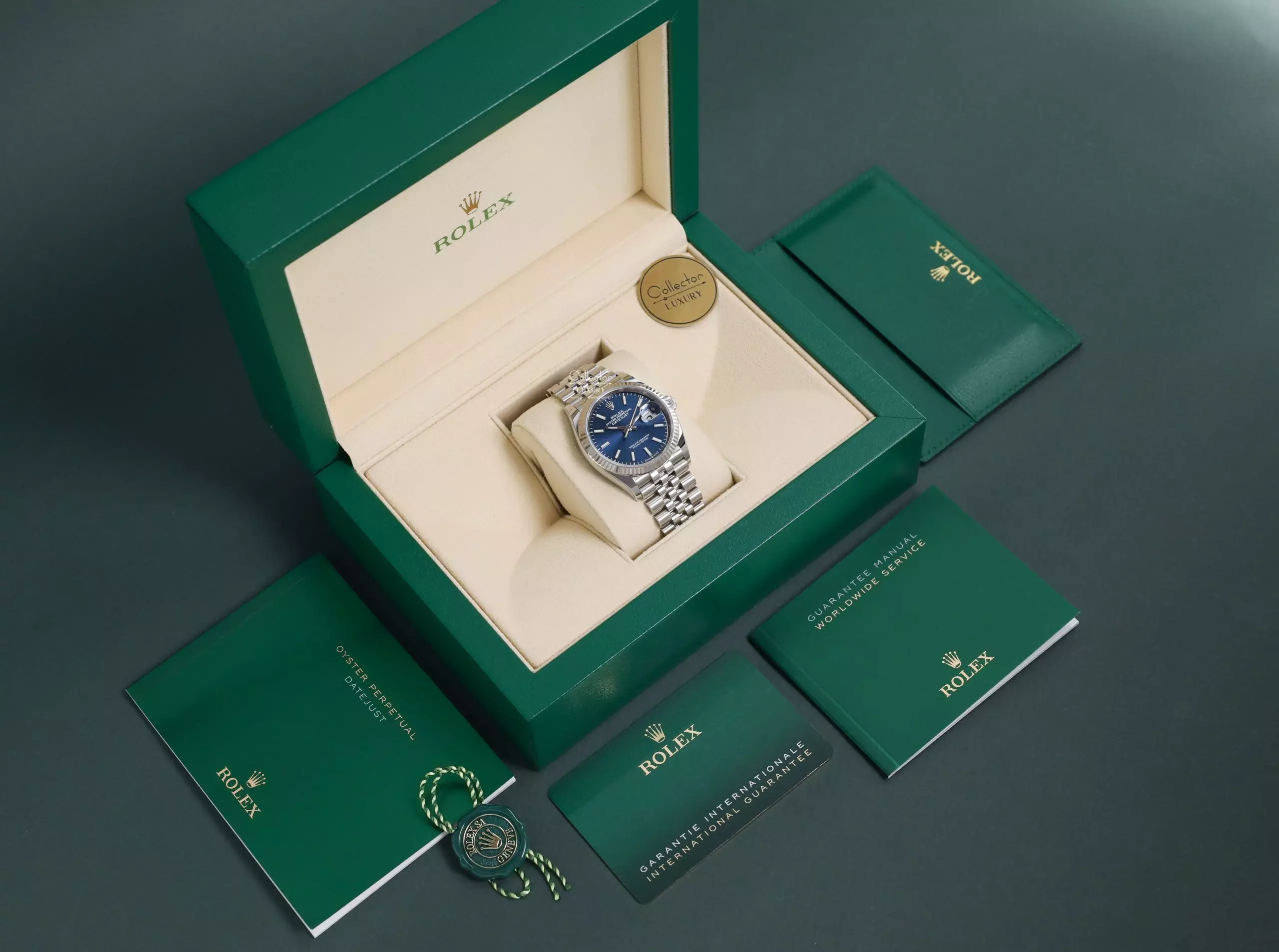 Rolex Datejust 126234-0017 - Blue Dial, 36mm, Jubilee, White Gold 18K - Ảnh 2