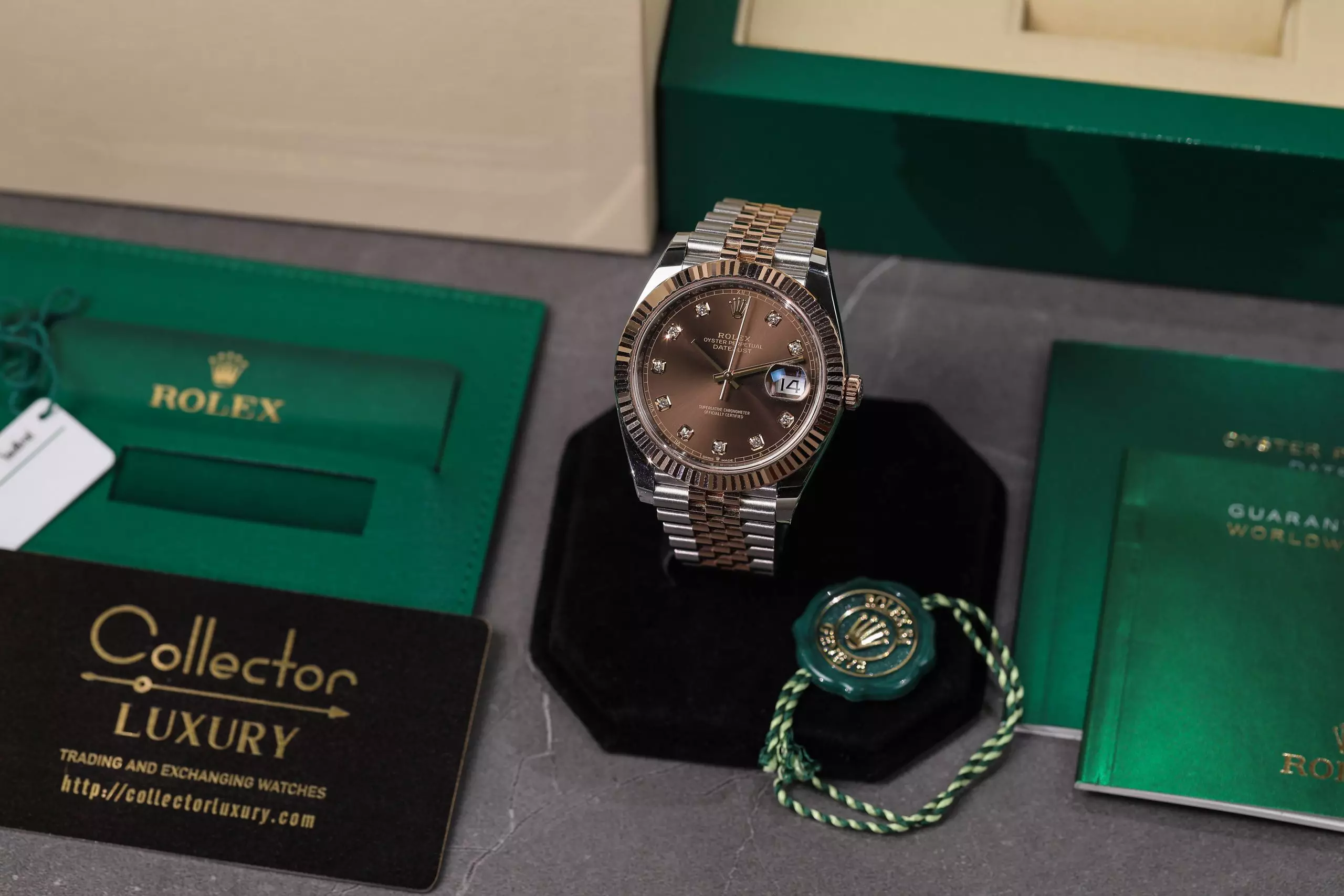 Rolex Datejust 126331-0004 - 41mm - Chocolate Dial with Diamonds, Jubilee Demi Everose Gold 18K - Ảnh 5