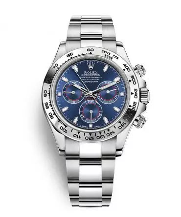 Rolex Cosmograph Daytona 116509-0071 - 40mm - Blue Dial - Oyster Steel White Gold 18K - Captian American