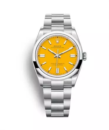 Rolex Oyster Perpetual 126000-0004 - 36mm - Yellow Dial - Oyster Stainless Steel