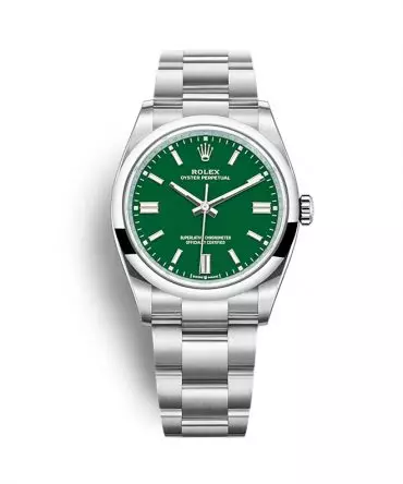 Rolex Oyster Perpetual 126000-0005 - 36mm - Green Dial - Oyster Stainless Steel