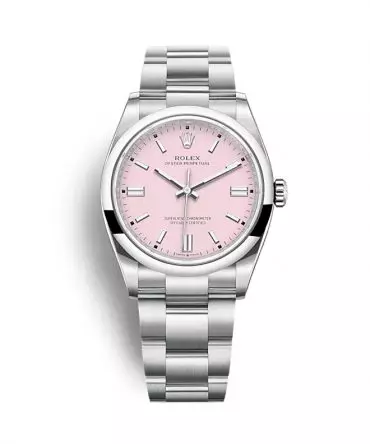 Rolex Oyster Perpetual 126000-0008 - 36mm - Pink Pastel Dial - Oyster Stainless Steel