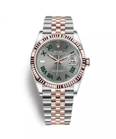 Rolex Datejust 126231-0029 - Wimbledon Dial, 36mm, ubilee, Everose Gold 18K
