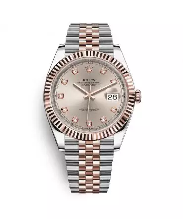 Rolex Datejust 126331-0008 - 41mm - Sundust Dial with Diamonds, Jubilee Demi Everose Gold 18K