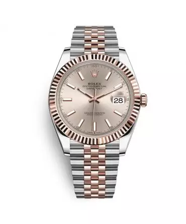 Rolex Datejust 126331-0010 - 41mm - Sundust Dial, Jubilee Demi Everose Gold 18K