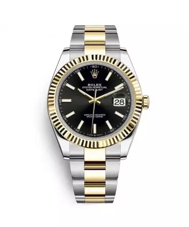 Rolex Datejust 126333-0013 - 41mm - Black Dial, Oyster Demi Yellow Gold 18K
