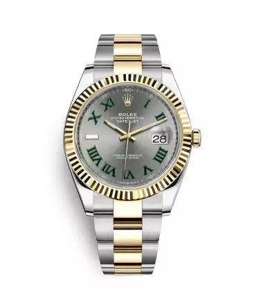 Rolex Datejust 126333-0019 - 41mm - Wimbledon Dial, Oyster Demi Yellow Gold 18K