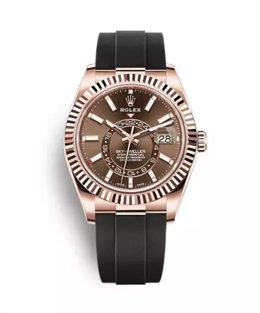 Role Sky-Dweller 326235-0005 - 42mm - Chocolate Dial - Oysterflex - Everose Gold 18K