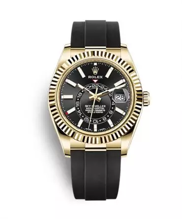 Role Sky-Dweller 326238-0009 - 42mm - Blue Dial - Oysterflex - Oyster Yellow Gold 18K