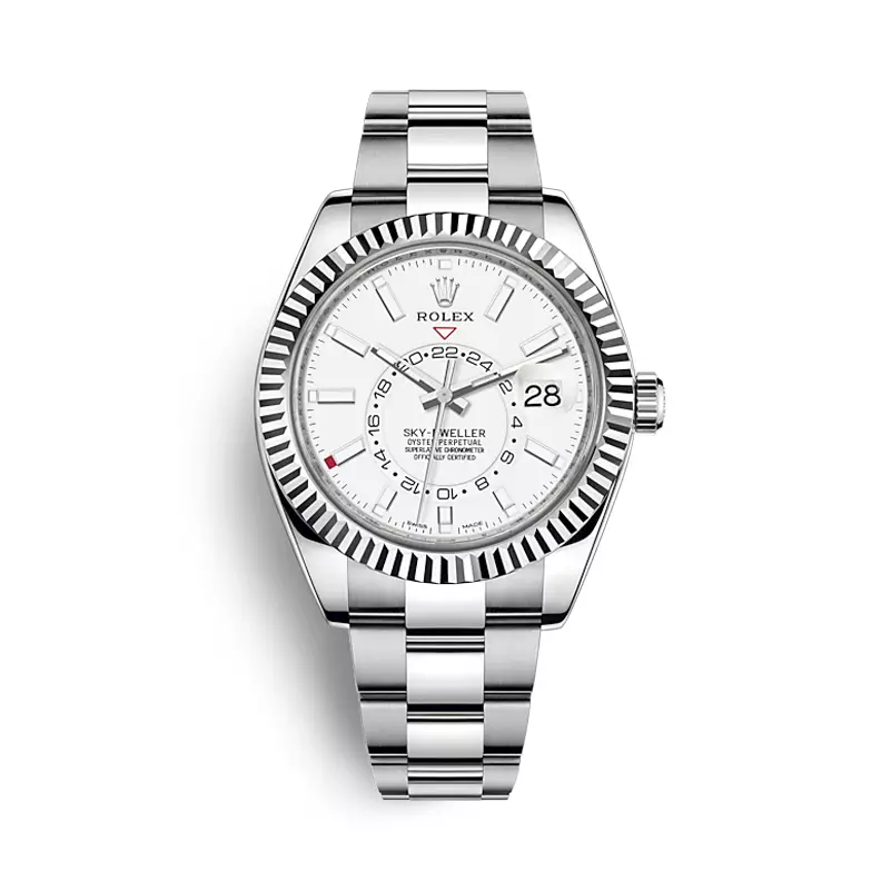 Rolex Sky-Dweller 326934-0001 - 42mm - White Dial - Oyster White Gold 18K
