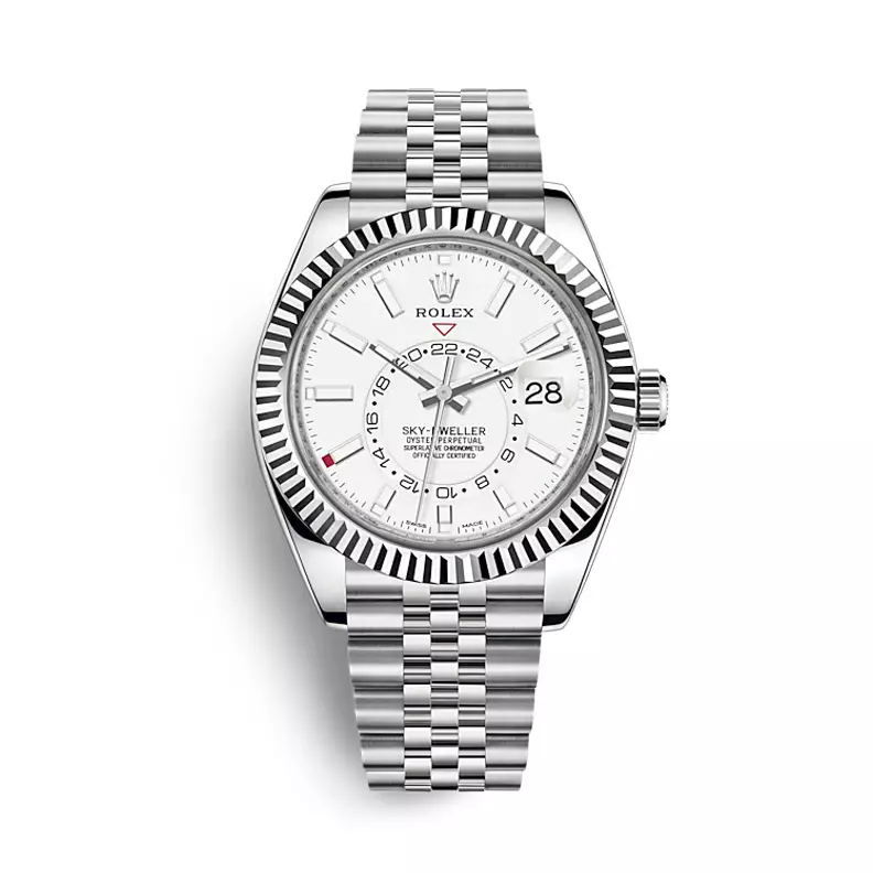 Rolex Sky-Dweller 326934-0002 - 42mm - White Dial - Jubilee - White Gold 18K