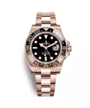 Rolex Cosmopolitan GMT Master II 126715CHNR-0001 "Rootbeer" Fullgold - Everose Gold 18k