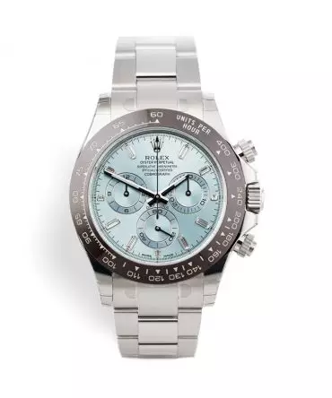Rolex Cosmograph Daytona 116506-0002 - 40mm - Blue Ice Dial With Baguette Diamonds - Oyster Steel White Gold 18K