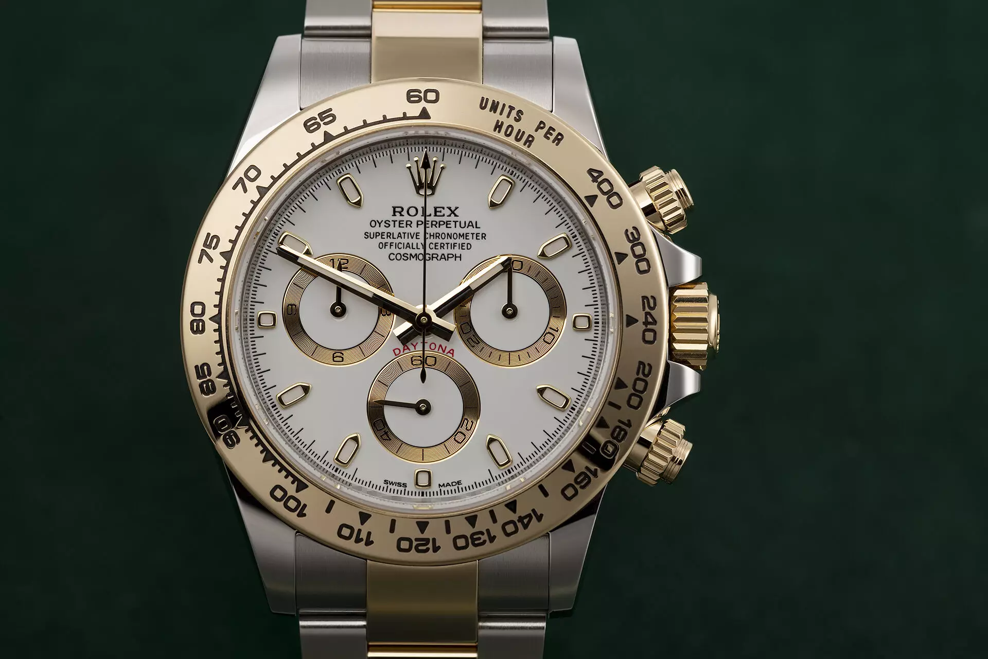 Rolex Cosmograph Daytona 116503-0001 - 40mm - White Dial - Oyster Steel Yellow Gold 18K - Ảnh 3