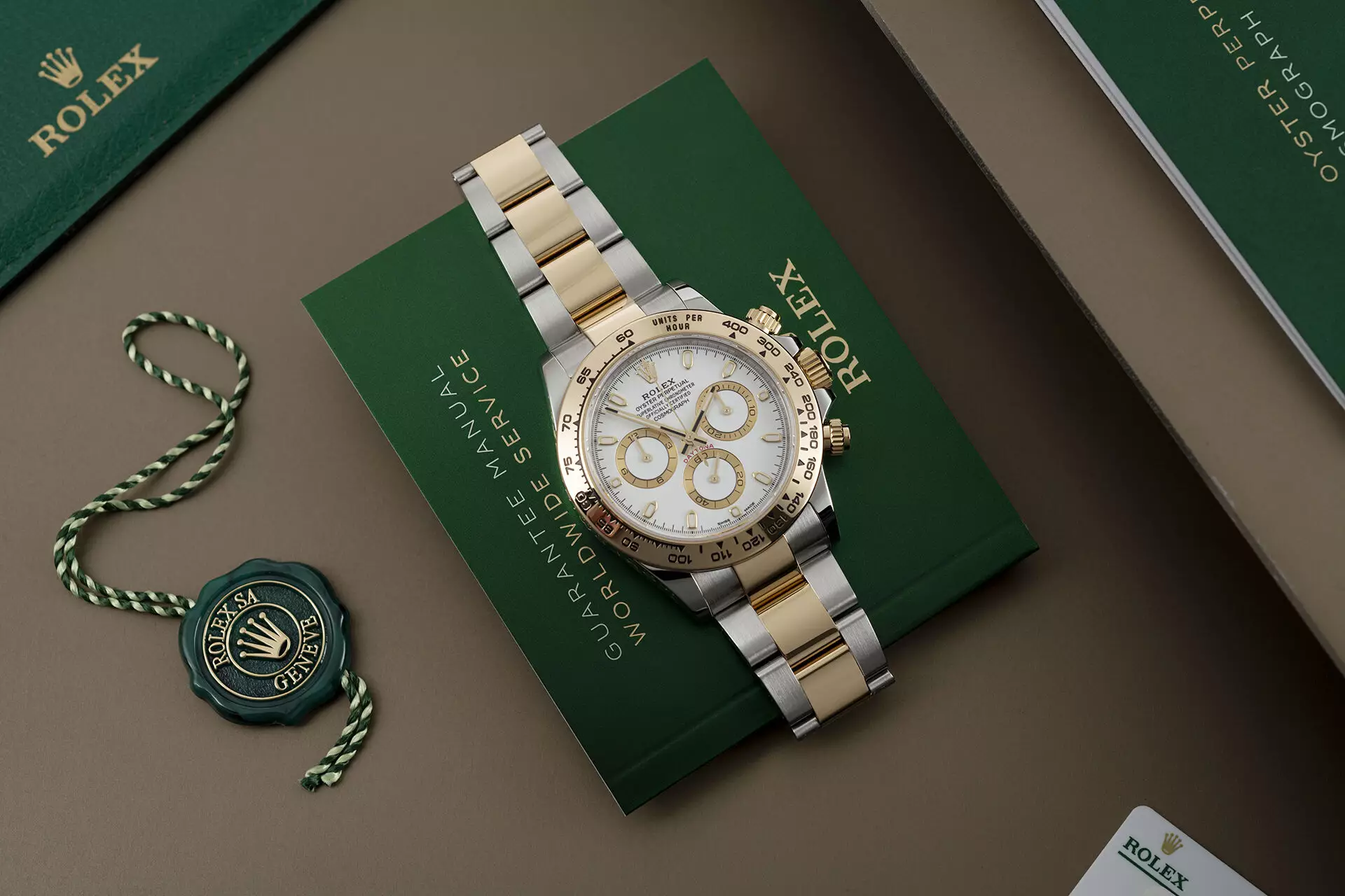 Rolex Cosmograph Daytona 116503-0001 - 40mm - White Dial - Oyster Steel Yellow Gold 18K - Ảnh 4