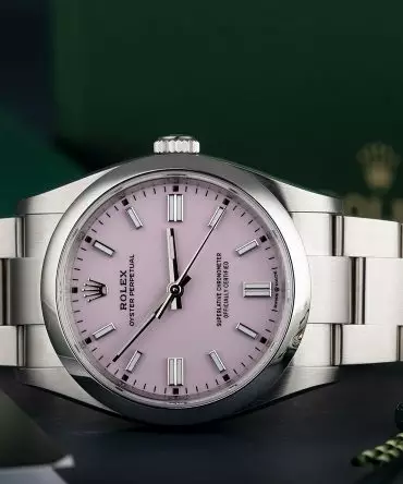 Alternative view of Rolex Oyster Perpetual 126000-0008 - 36mm - Pink Pastel Dial - Oyster Stainless Steel