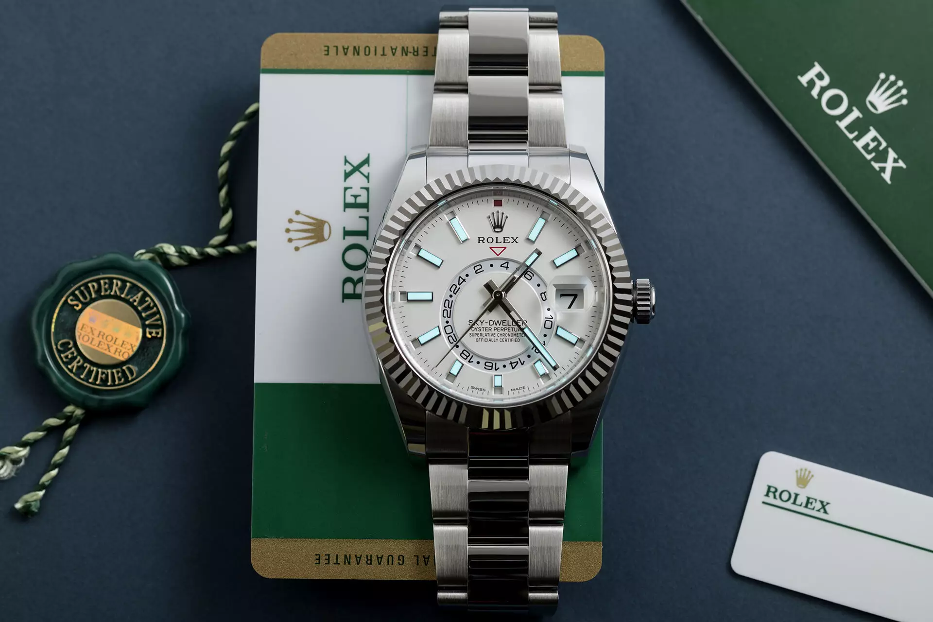 Rolex Sky-Dweller 326934-0001 - 42mm - White Dial - Oyster White Gold 18K - Ảnh 3