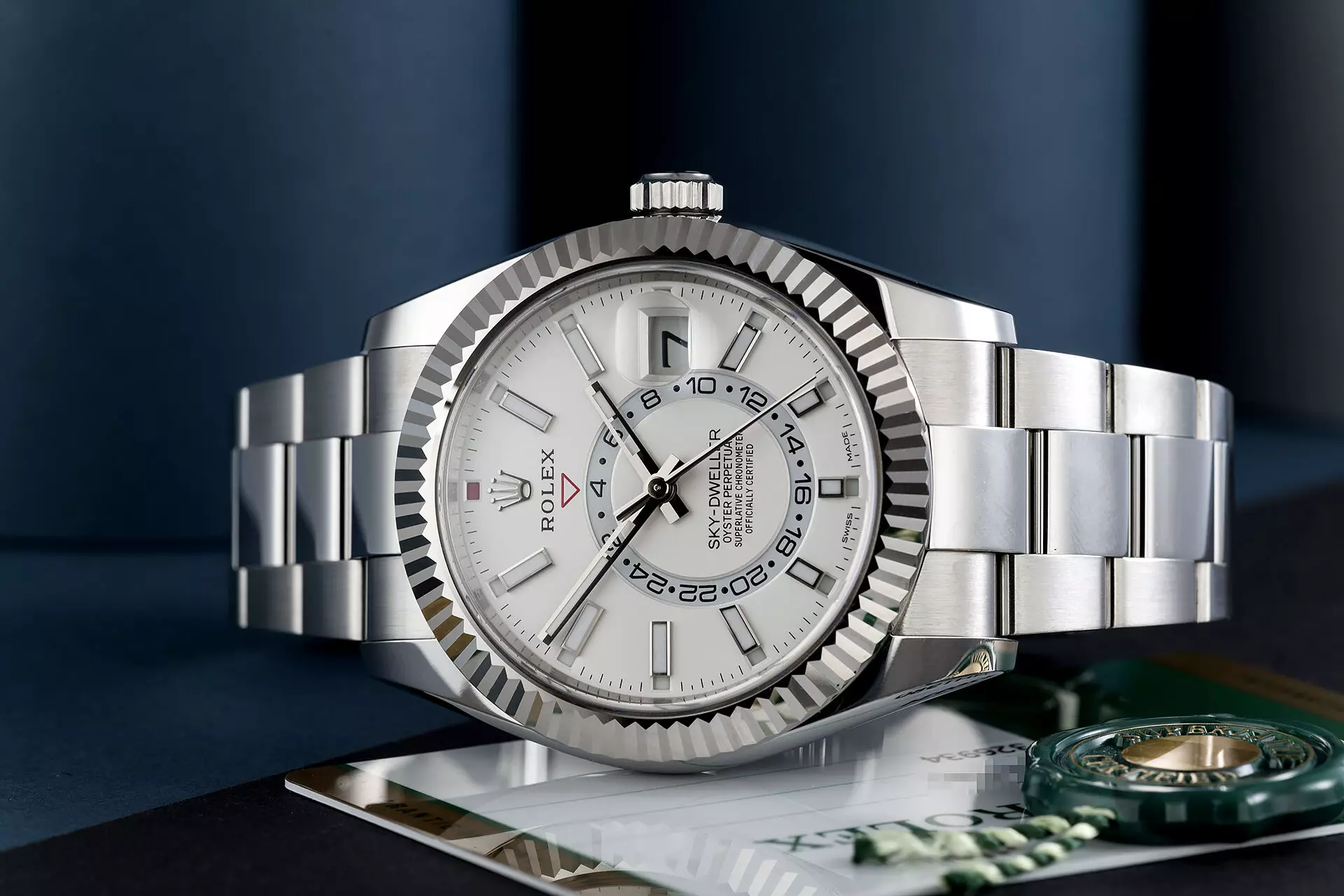 Rolex Sky-Dweller 326934-0001 - 42mm - White Dial - Oyster White Gold 18K - Ảnh 4