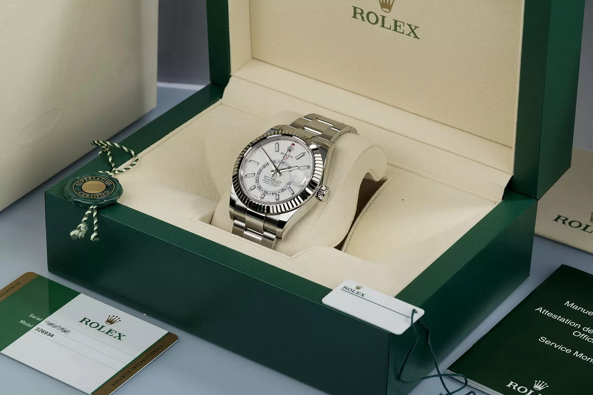 Rolex Sky-Dweller 326934-0001 - 42mm - White Dial - Oyster White Gold 18K - Ảnh 7
