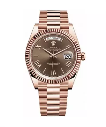 Rolex Day Date 228235-0002, 40mm, Chocolate Dial- President Everose Gold 18K