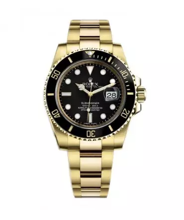 Rolex Submariner Date 116618LN, 40mm, Black Dial, Oyster Full Yellow Gold
