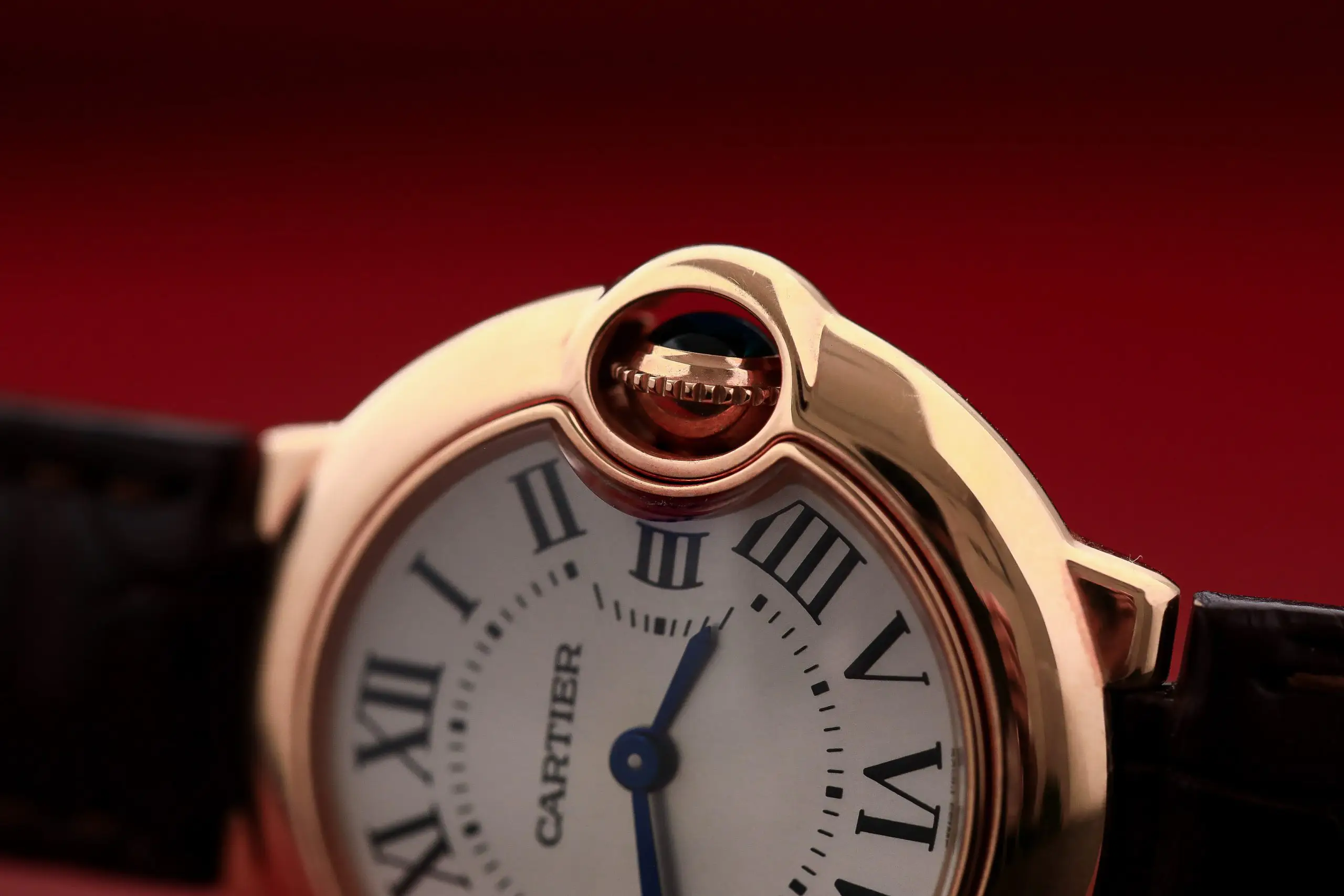 Cartier Ballon Bleu de Cartier - WGBB0007 - White dial - Rose gold 18k - 28mm - Ảnh 5