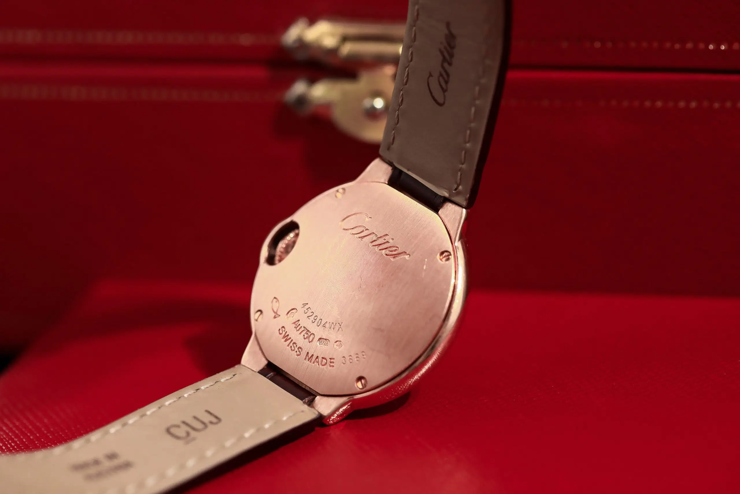 Cartier Ballon Bleu de Cartier - WGBB0007 - White dial - Rose gold 18k - 28mm - Ảnh 7