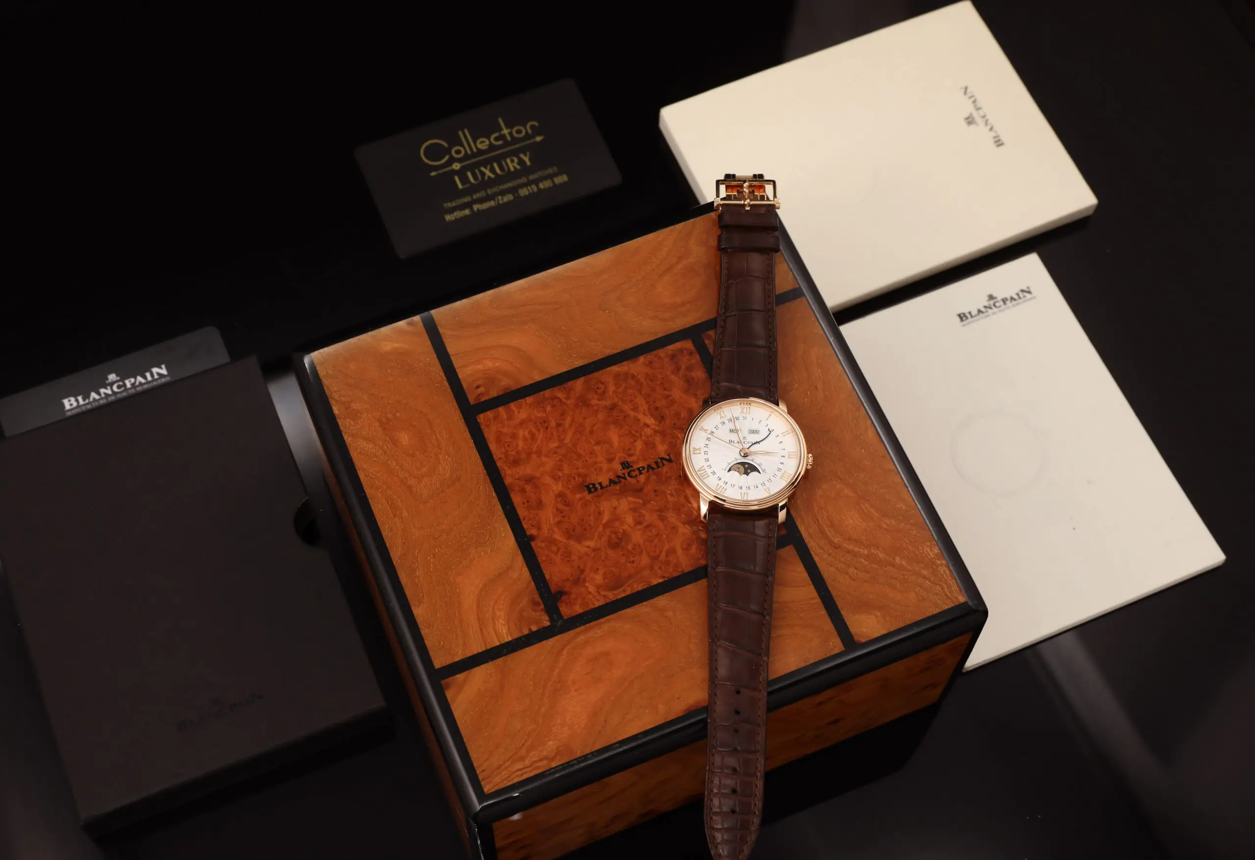 Blancpain Quantième Complet Demi Savonnette 6664.3642.55B - White dial - Rose gold 18k - 40mm - Ảnh 2