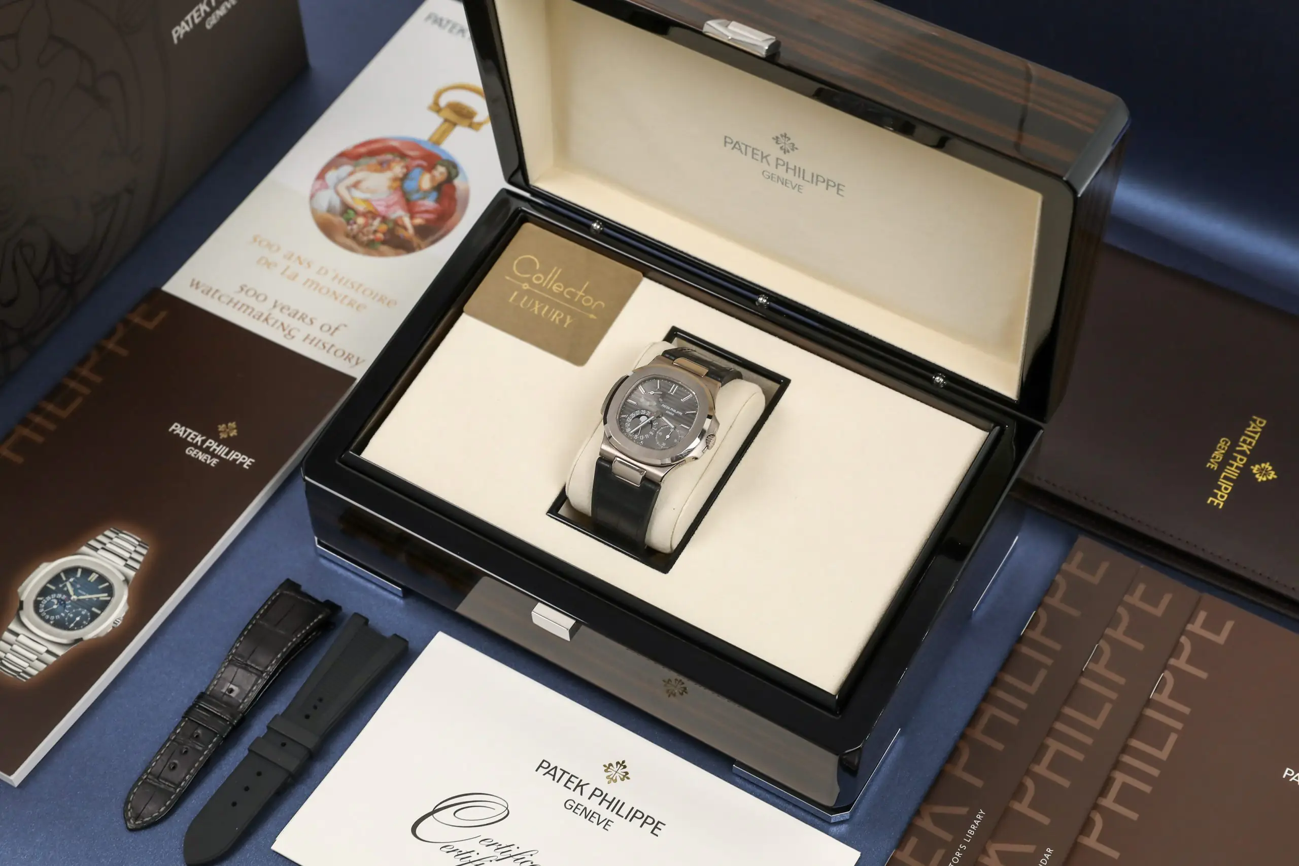 PATEK PHILIPPE NAUTILUS 5712G-001 WHITE GOLD GREY DIAL - - Ảnh 3