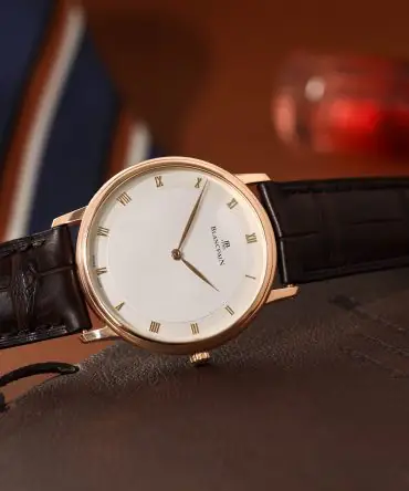 Alternative view of Blancpain VILLERET ULTRAPLATE  6224.3642.55B - White dial - Rose gold 18k - 38mm