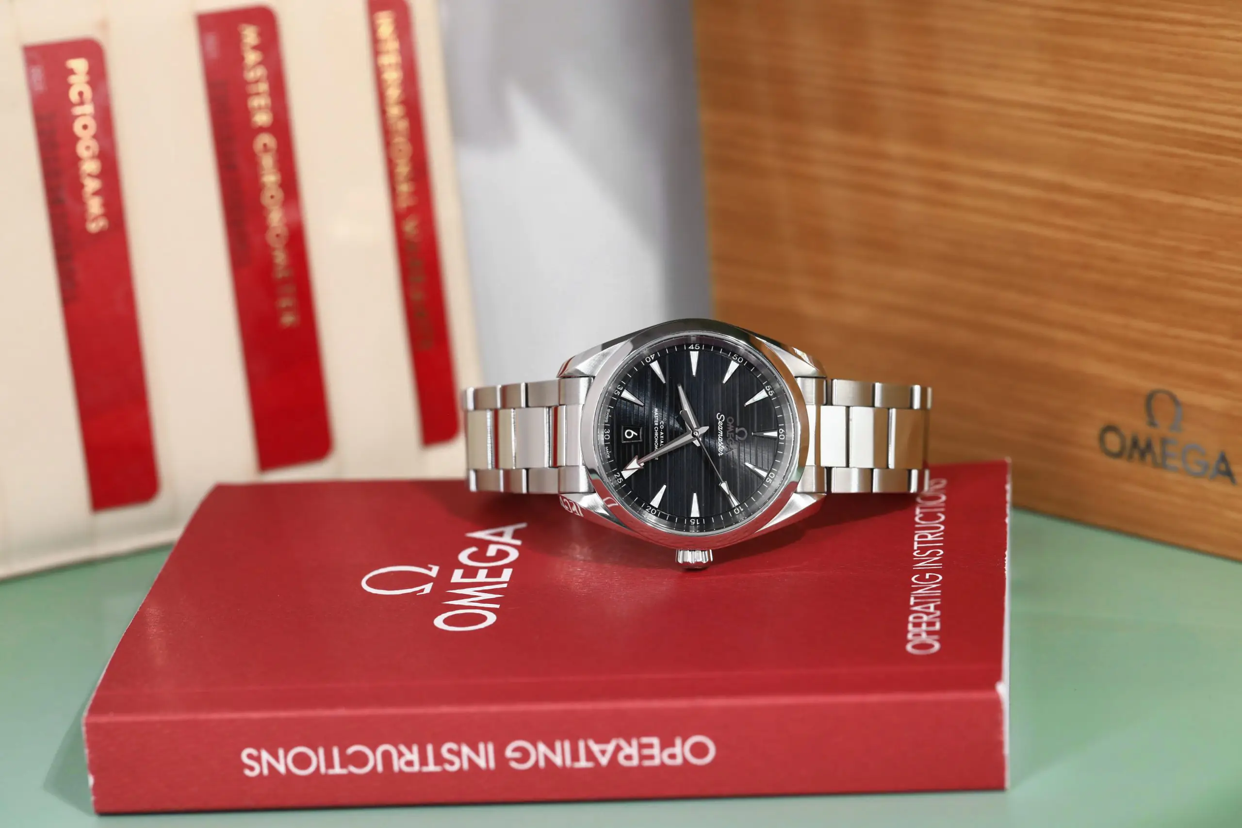 OMEGA SEAMASTER AQUATERRA 150M 8900 –220.10.41.21.01.001 - BLUE DIAL - 41MM - STAINLESS STEEL - Ảnh 2