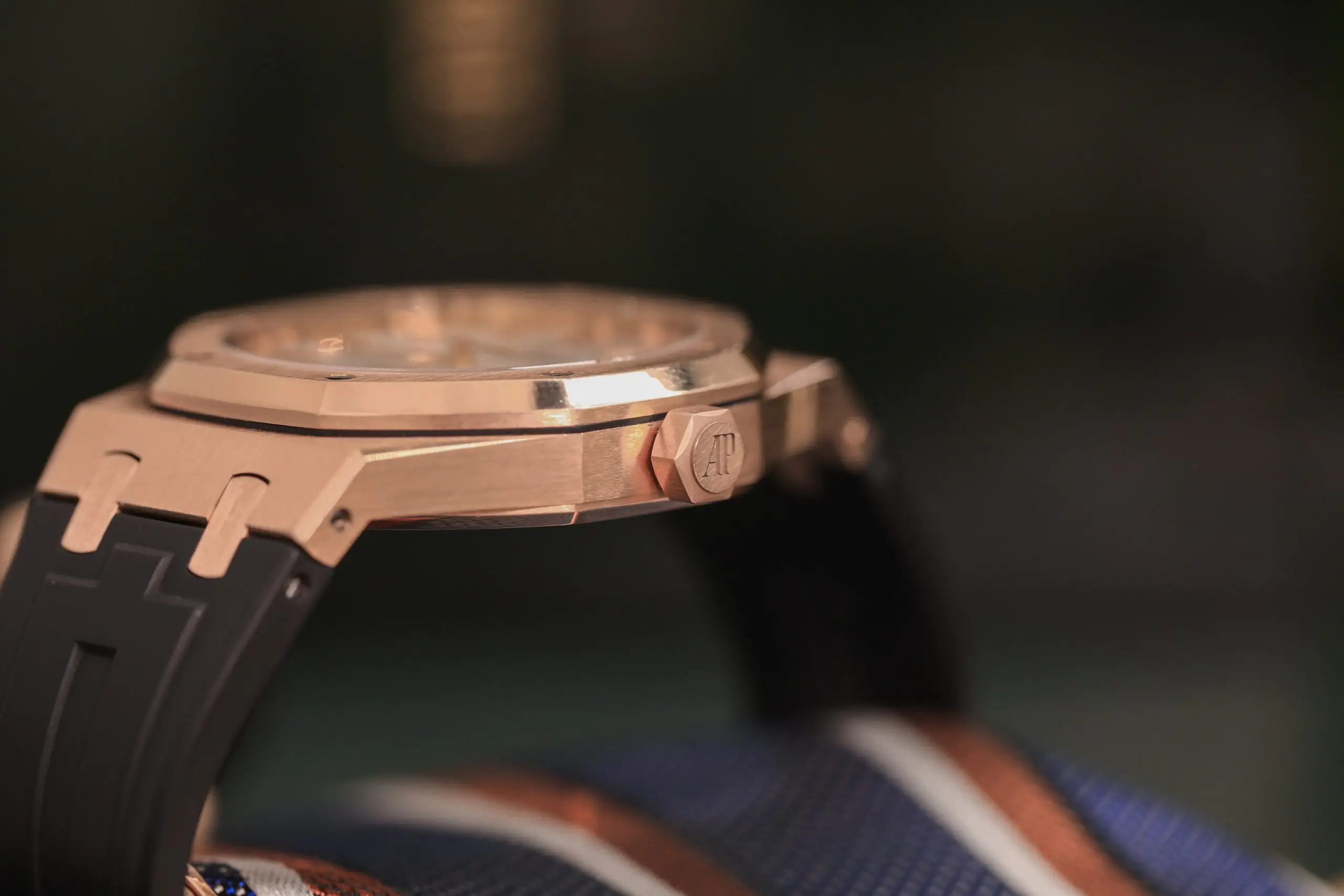 Audemars Piguet Royal Oak Selfwinding 15400OR.OO.D088CR.01 - Silver Dial - Rose Gold 18K - Leather Strap - 41mm - Ảnh 4
