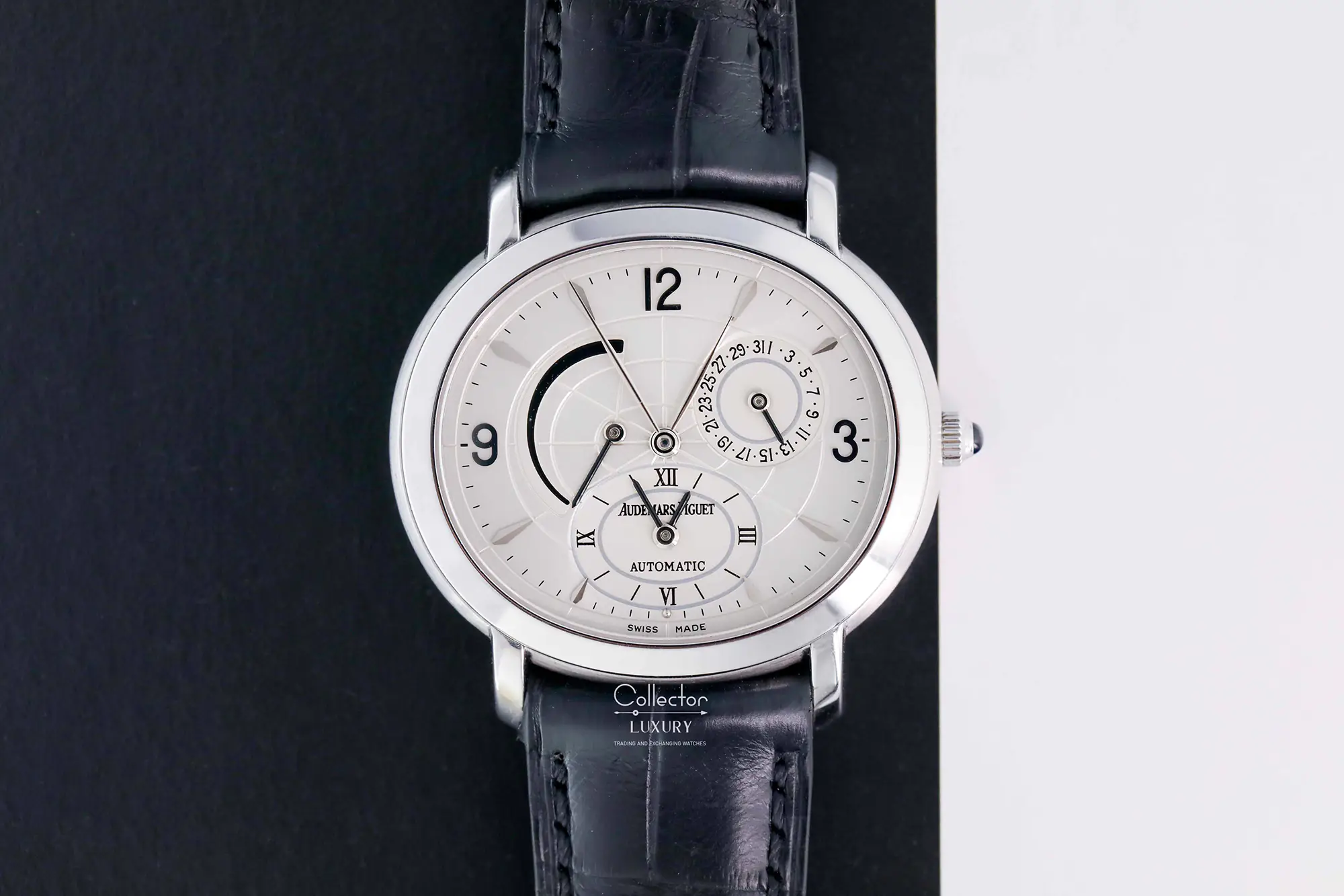 Audemars Piguet Millenary Dual Time & Power Reserve - 25778BC.OO.0001CR.01 - White Gold 18K - - Ảnh 3