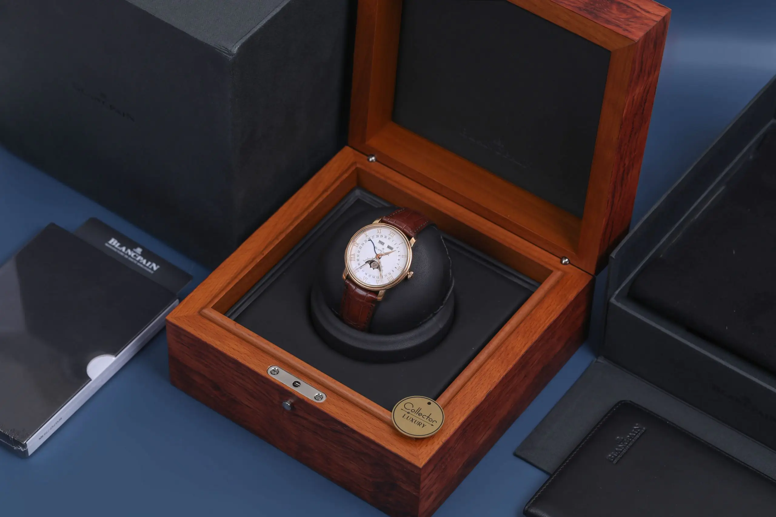 Blancpain Villeret Quantième Complet 6654.3642.55 - White dial - Rose Gold 18k - 40mm - Ảnh 2