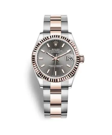 ROLEX LADY-DATEJUST 278271-0017- GREY DIAL – 31MM – OYSTER DEMI ROSE GOLD 18K