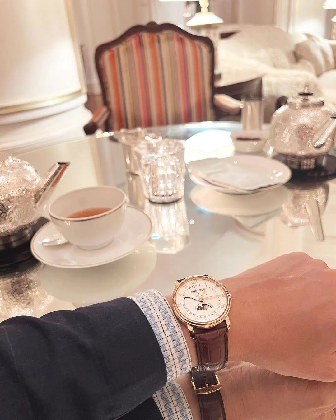 Blancpain Villeret Quantième Complet 6654.3642.55 - White dial - Rose Gold 18k - 40mm - Ảnh 9