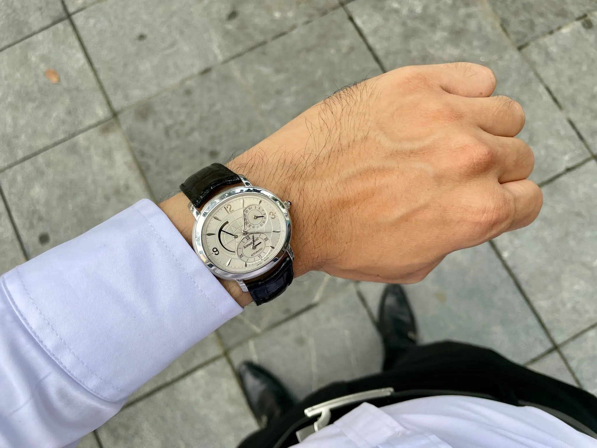 Audemars Piguet Millenary Dual Time & Power Reserve - 25778BC.OO.0001CR.01 - White Gold 18K - - Ảnh 9