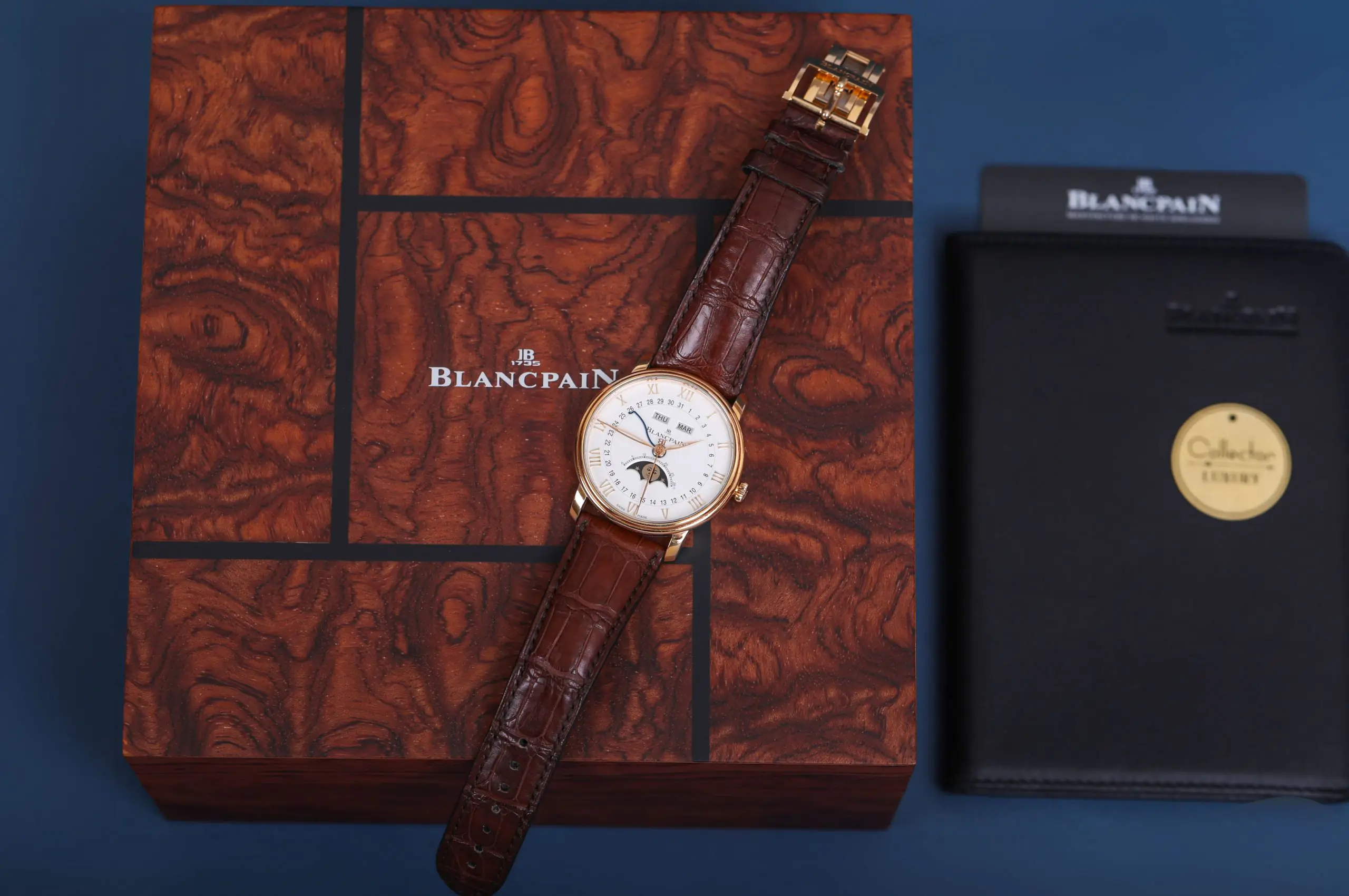 Blancpain Villeret Quantième Complet 6654.3642.55 - White dial - Rose Gold 18k - 40mm - Ảnh 5